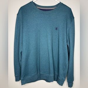 Izod Men's Teal Crewneck Sweater